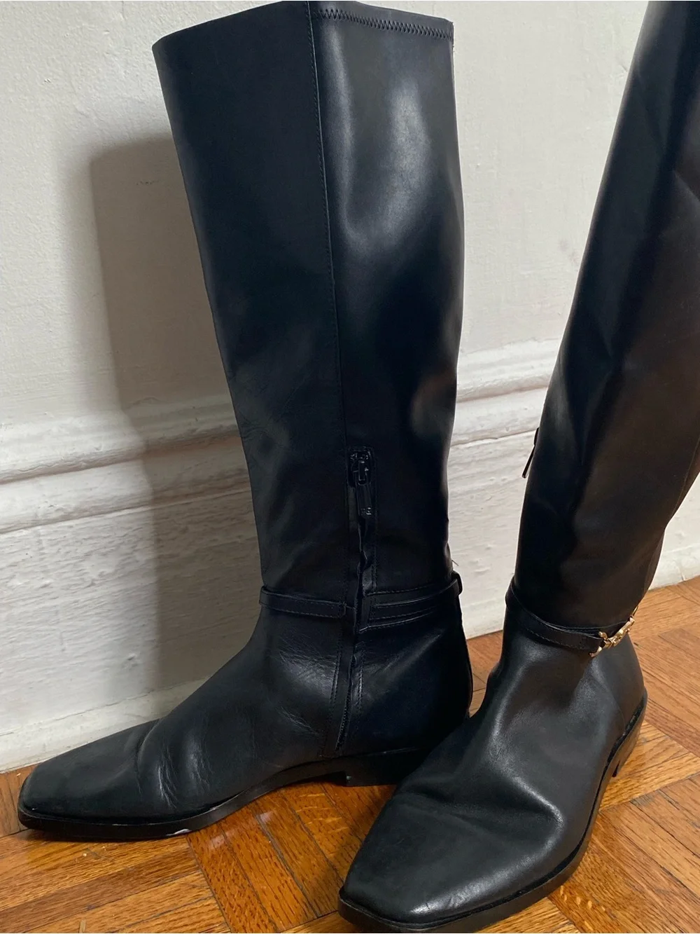 Minimalist Sam Edelman Riding Knee-High Leather Boots
